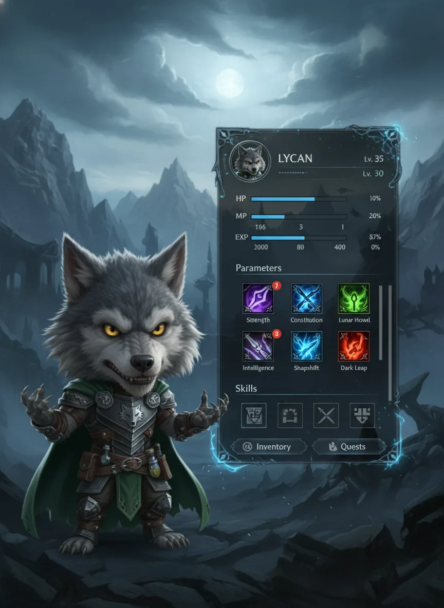 图生图生成器 · Q版 · Q版RPG角色面板