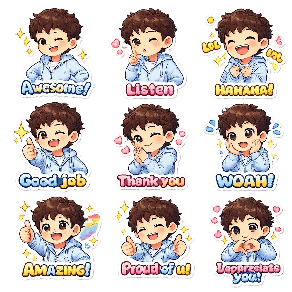 Image to Image Generator · Emoji · Emoji+Word Collection: Set 1