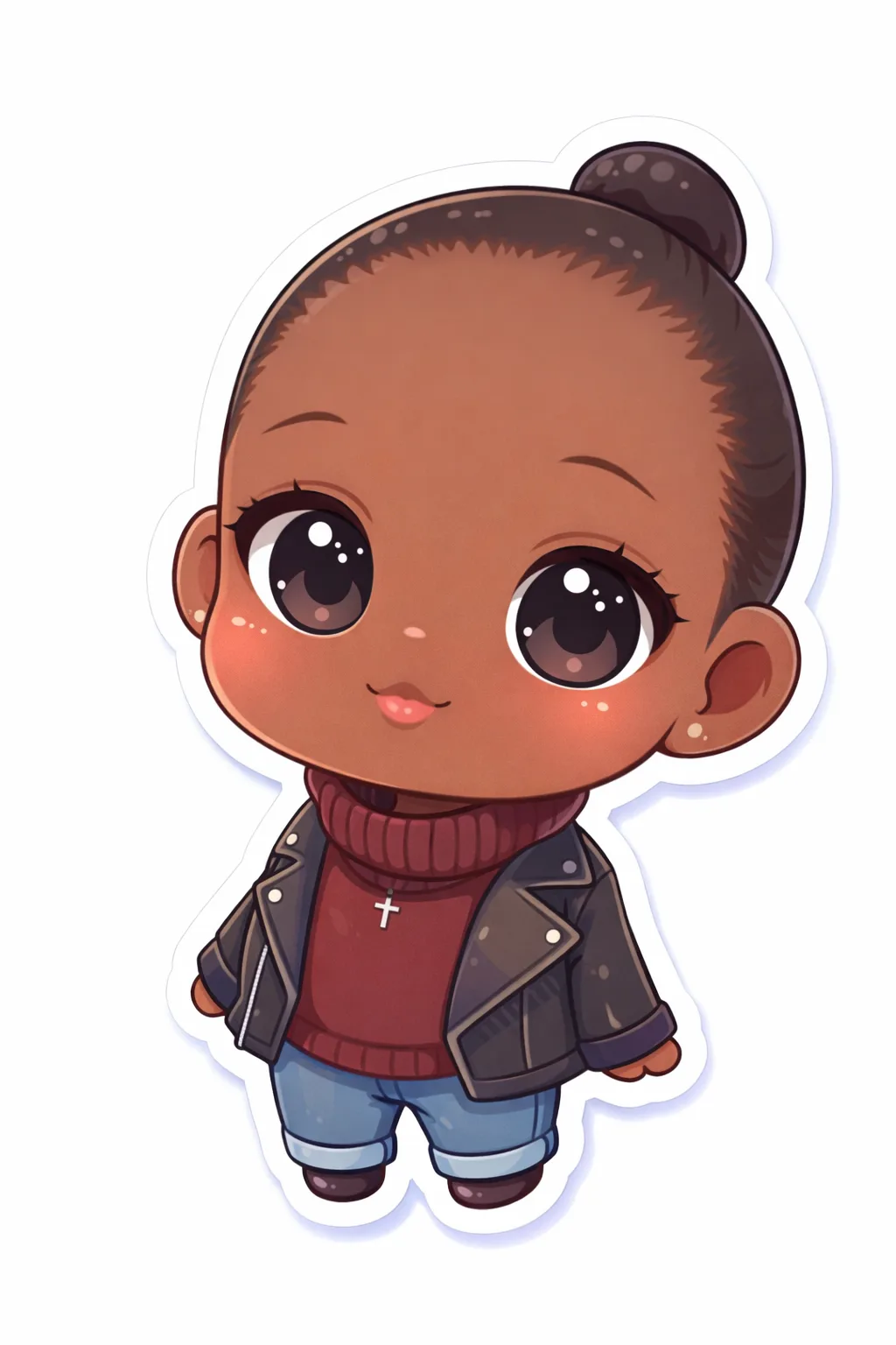 Generador de Imagen a Imagen · Chibi · Sticker Chibi Dibujado a Mano