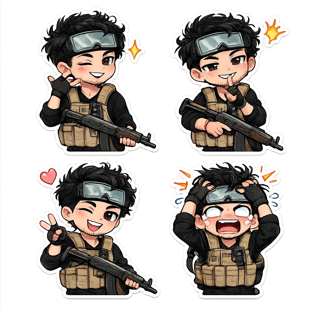 Generador de Imagen a Imagen · Emoji · Pegatinas Emoji Chibi