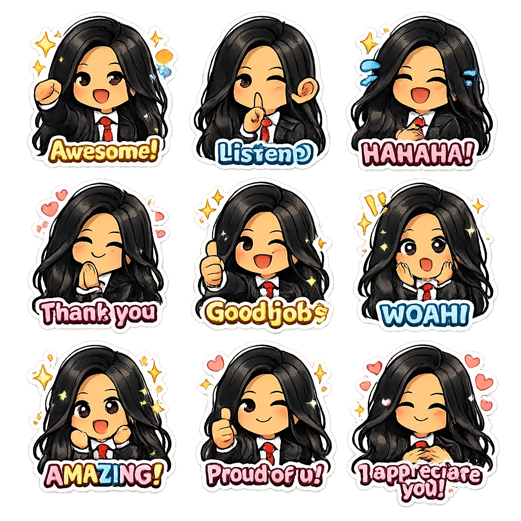 مولد صورة إلى صورة · إيموجي · مجموعة تعبيرات: مجموعة 1