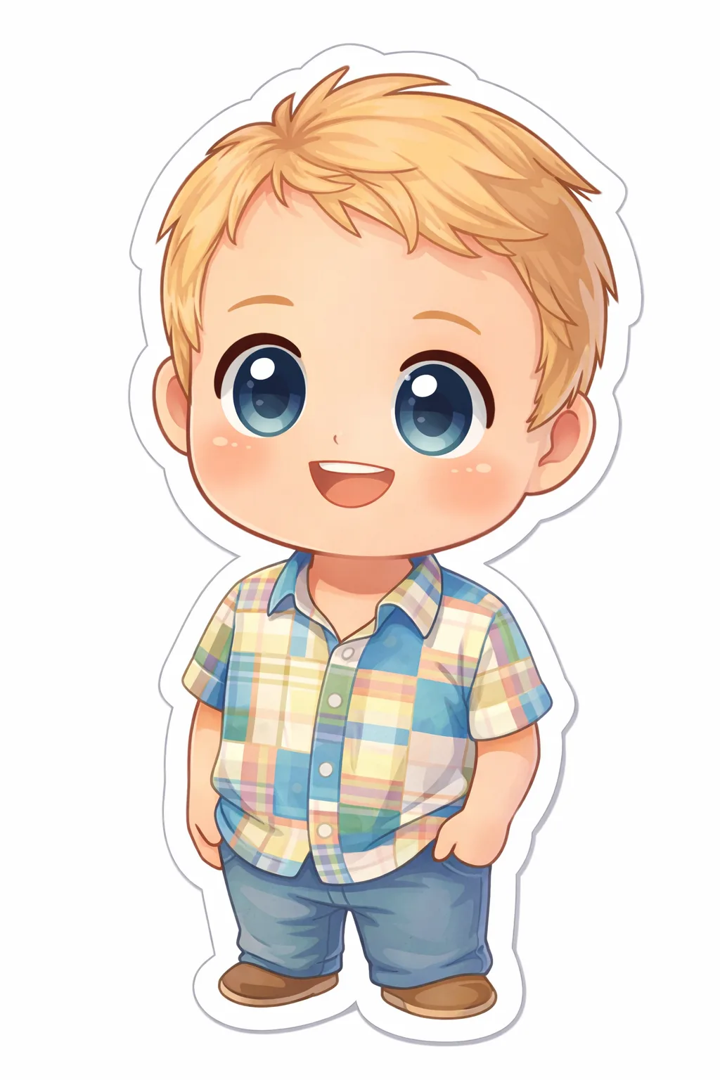 画像から画像ジェネレーター · チビ · ちび手描きステッカー