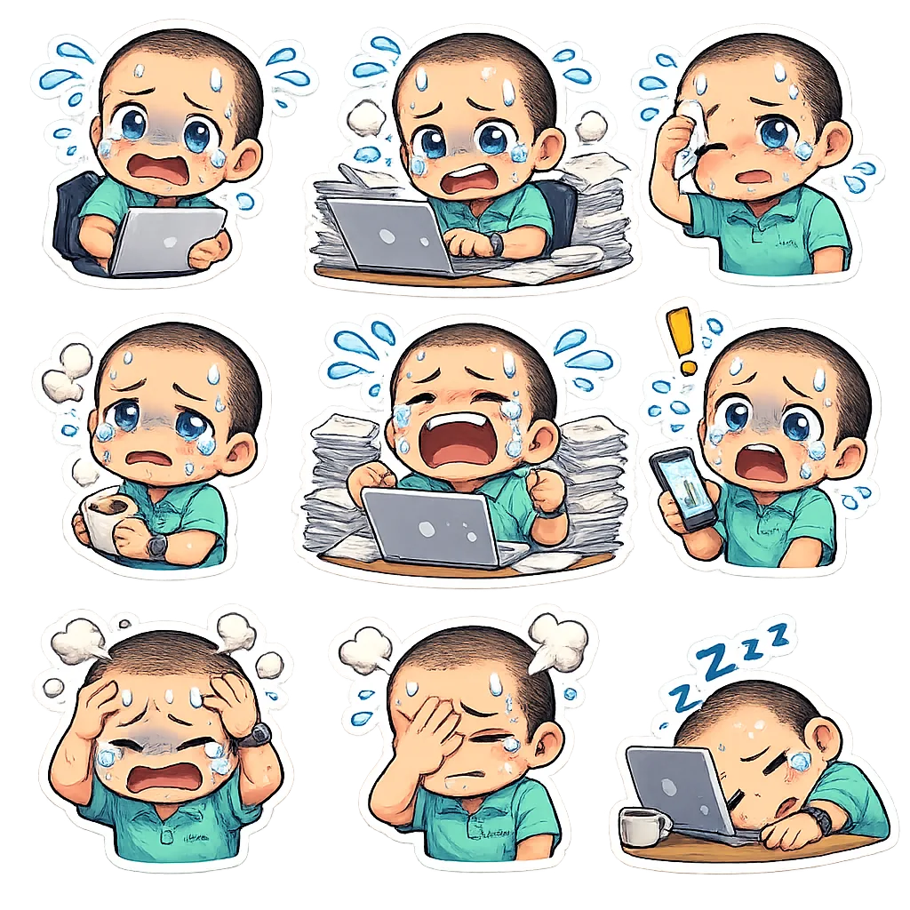chibi_emoji_stickers_10 creation