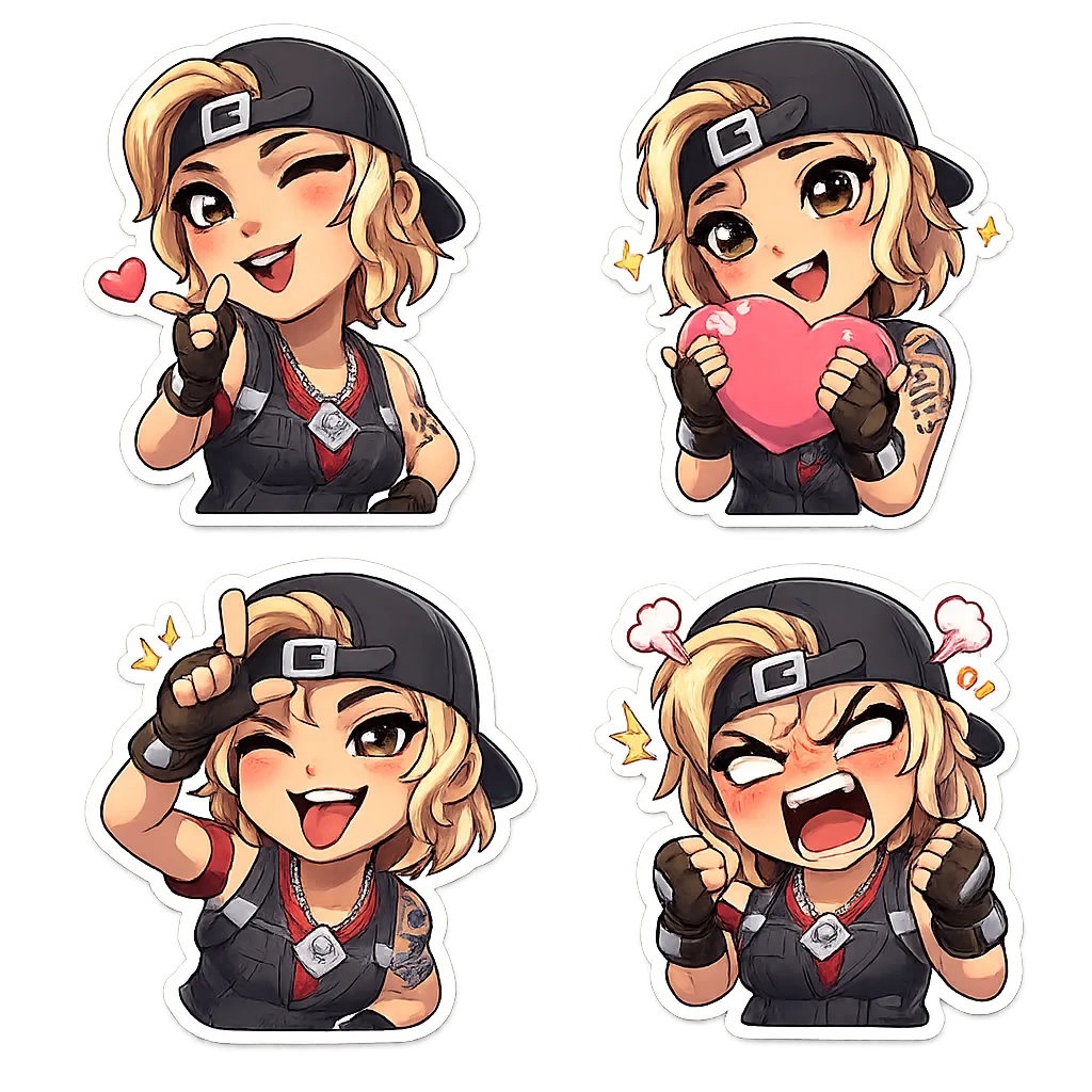 مولد صورة إلى صورة · إيموجي · ملصقات إيموجي تشيبي