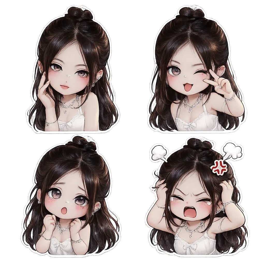 مولد صورة إلى صورة · إيموجي · ملصقات إيموجي تشيبي