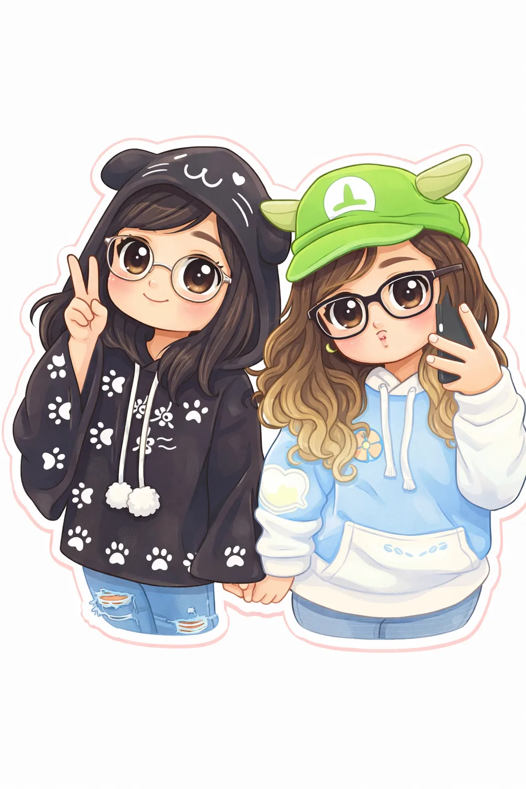 Image to Image Generator · Chibi · Chibi Handdrawn Sticker