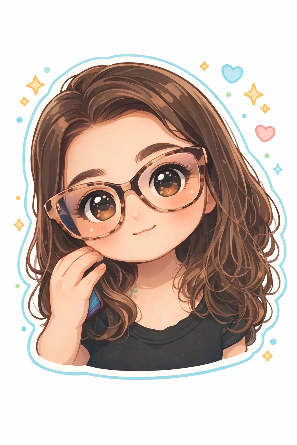 画像から画像ジェネレーター · チビ · ちび手描きステッカー