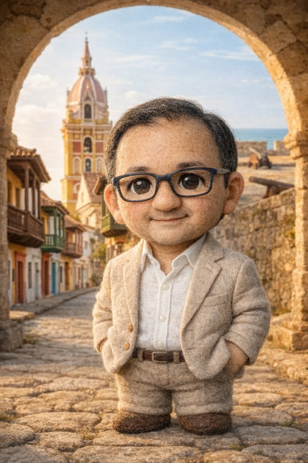 图生图生成器 · Q版 · Q版毛毡插画