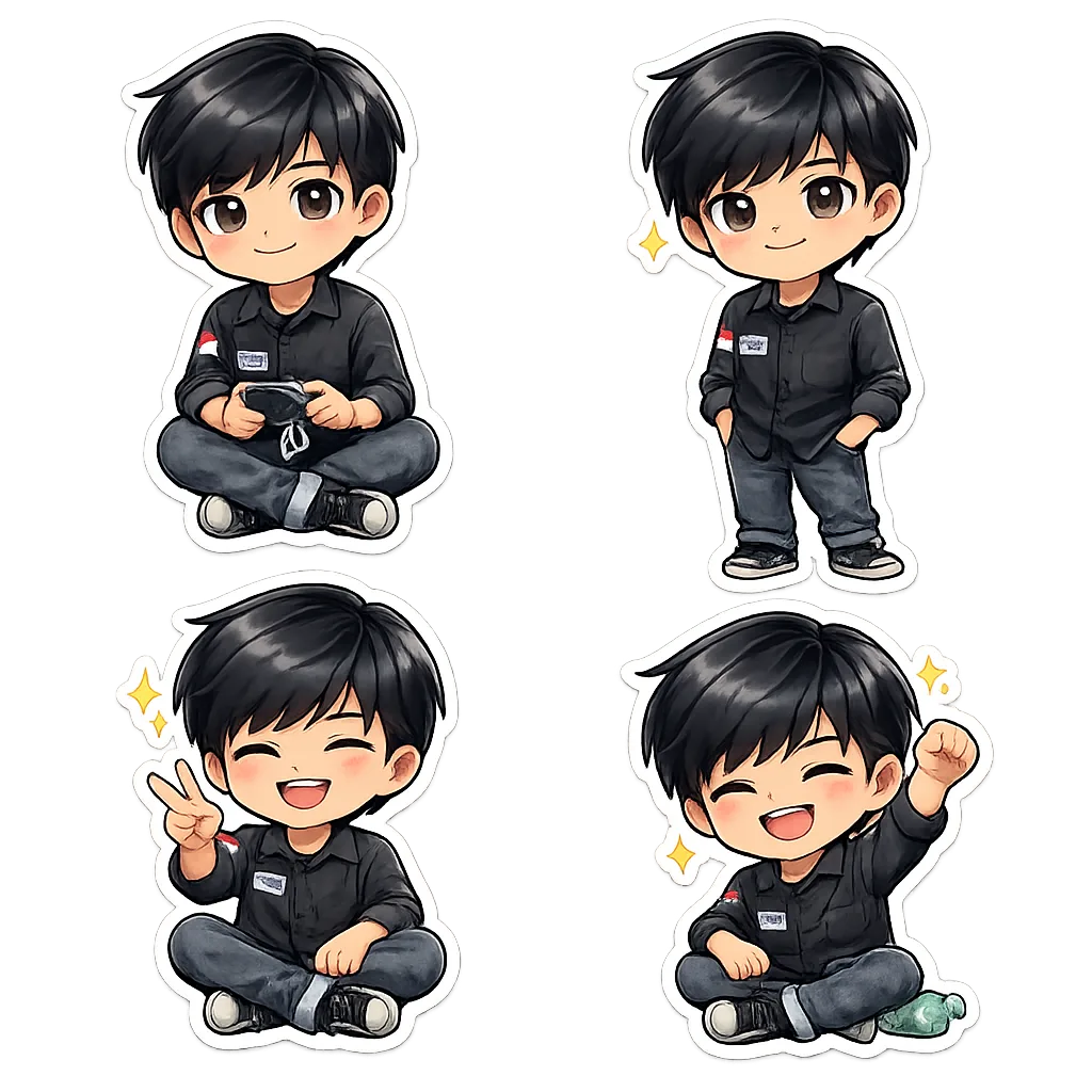 图生图生成器 · Q版 · Q版贴纸