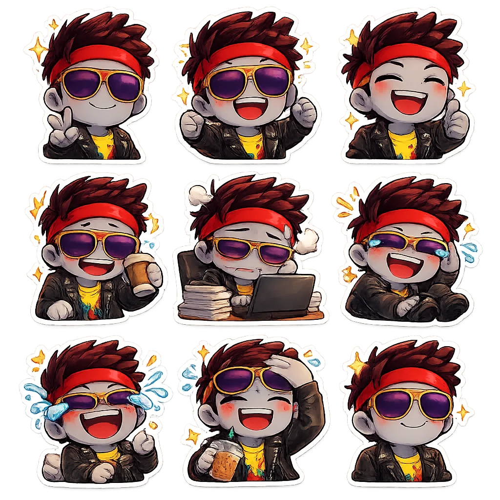 Image to Image Generator · Sticker · Emoji Collection: Set 2