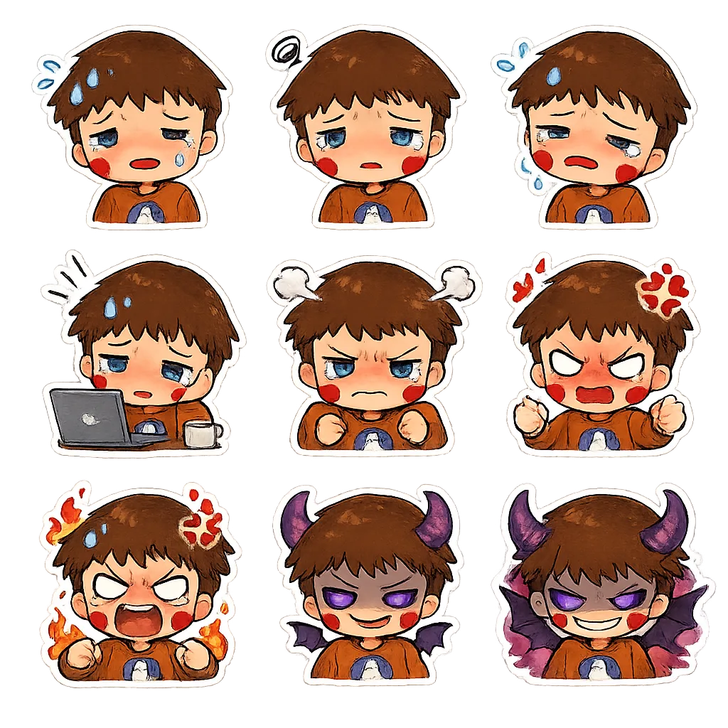 Image to Image Generator · Sticker · Emoji Collection: Set 11