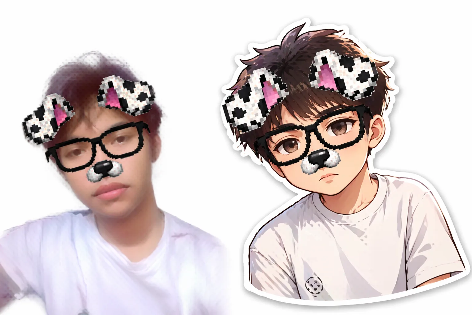 ai chibi generator output showing custom chibi poses and expressions