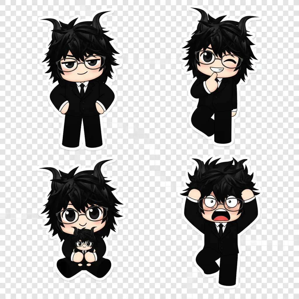 مولد صورة إلى صورة · إيموجي · ملصقات إيموجي تشيبي