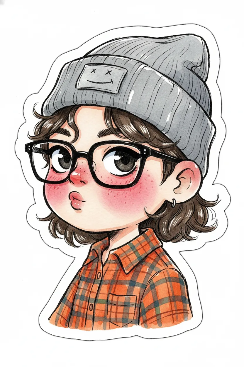 مولد صورة إلى صورة · تشيبي · ملصق تشيبي مائي