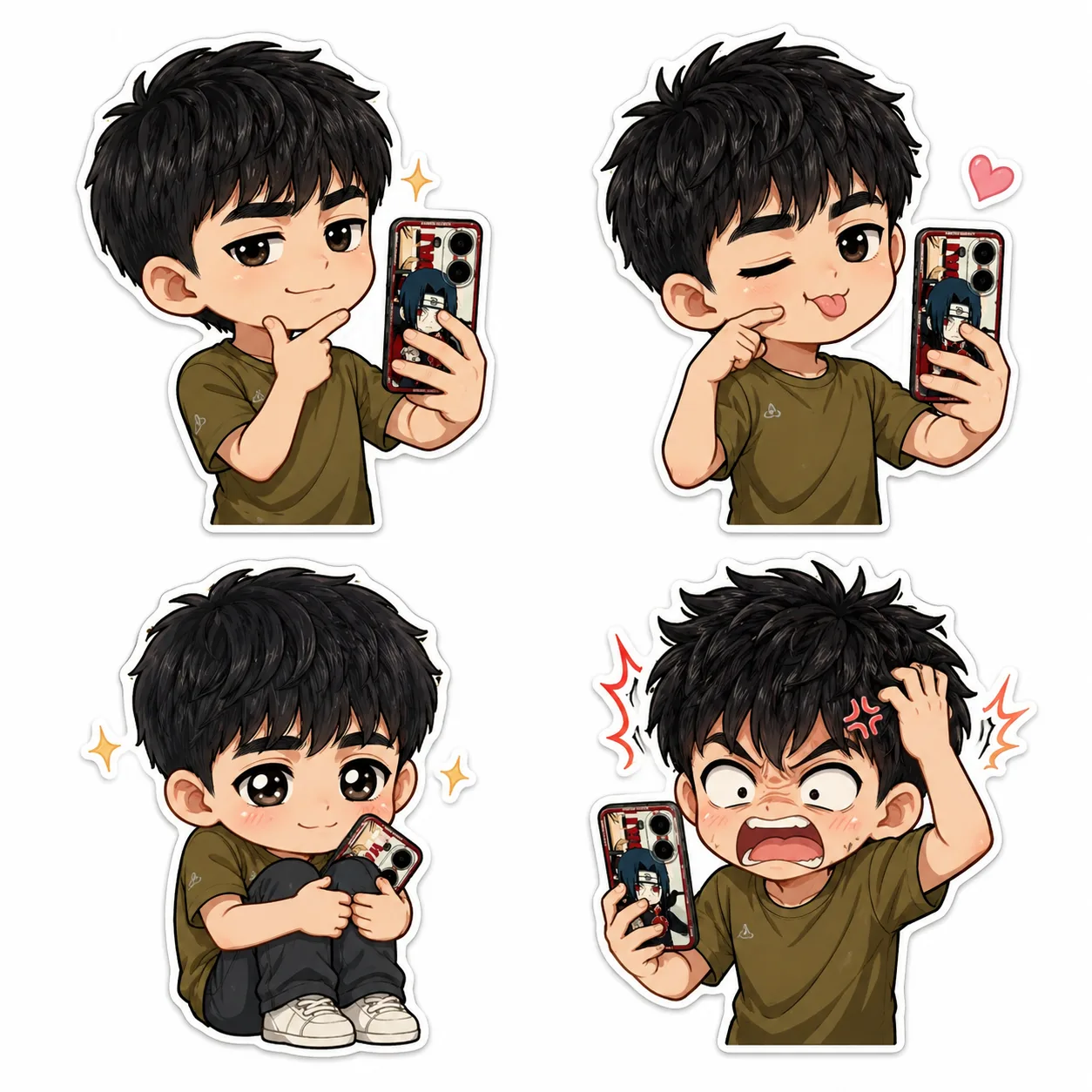 مولد صورة إلى صورة · إيموجي · ملصقات إيموجي تشيبي