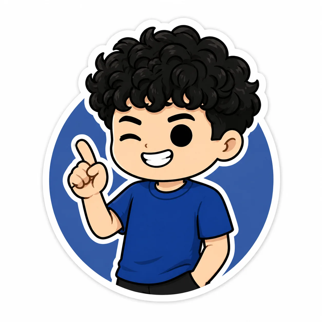 Générateur Image à Image · Autocollant · Autocollant Chibi Plat