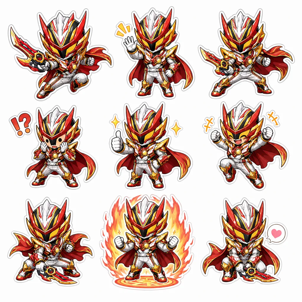 图生图生成器 · Q版 · Q版贴纸