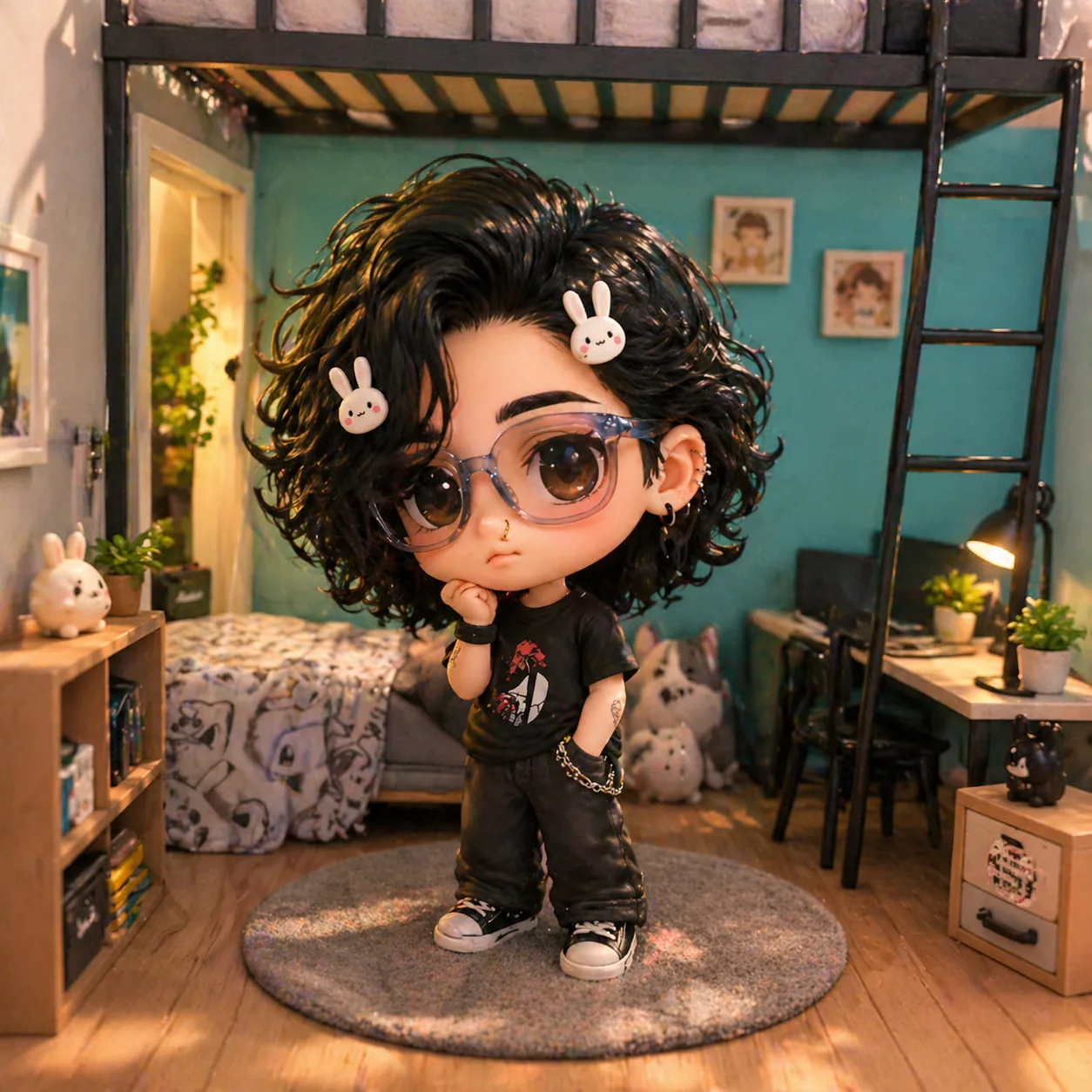 Image to Image Generator · Chibi · Chibi 3D Miniature Diorama