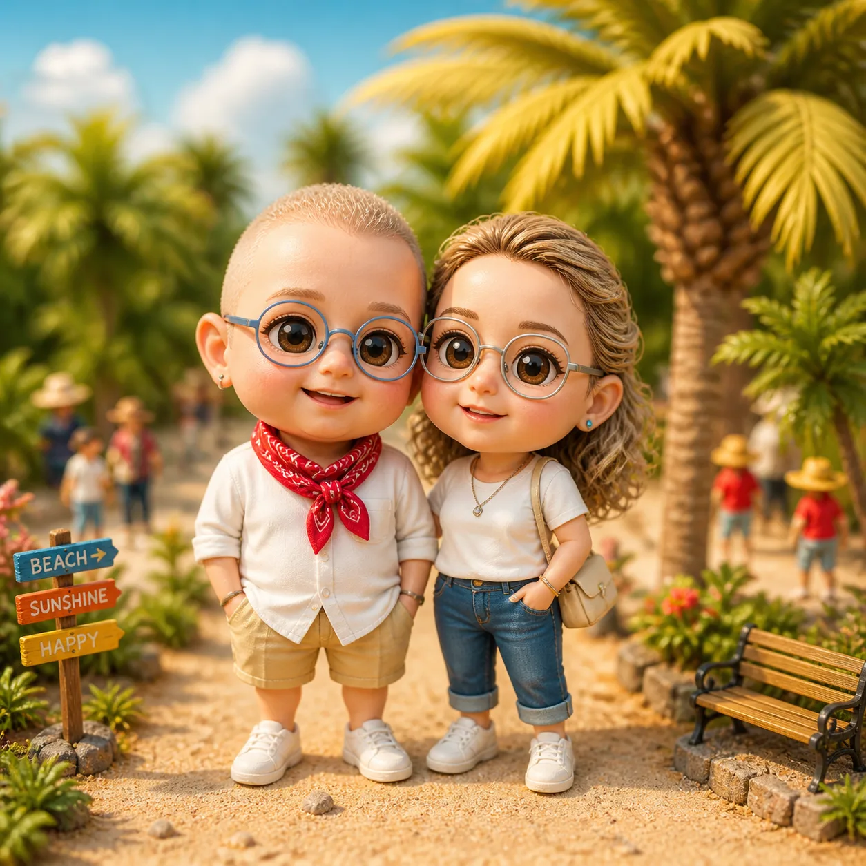 Image to Image Generator · Chibi · Chibi 3D Miniature Diorama