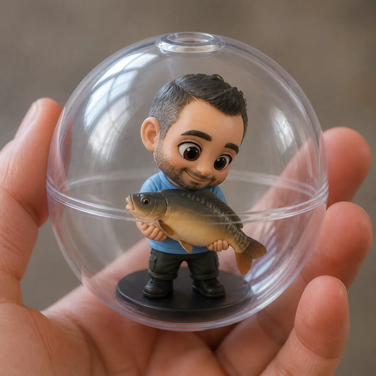 custom chibi character with dynamic pose from ai chibi maker