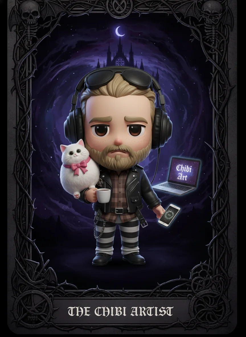 chibi_ark_gothic_tarot creation