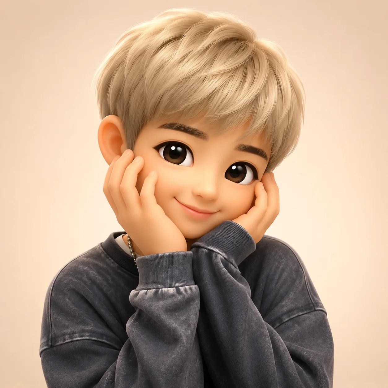 chibi avatar for Instagram generated using ai chibi generator