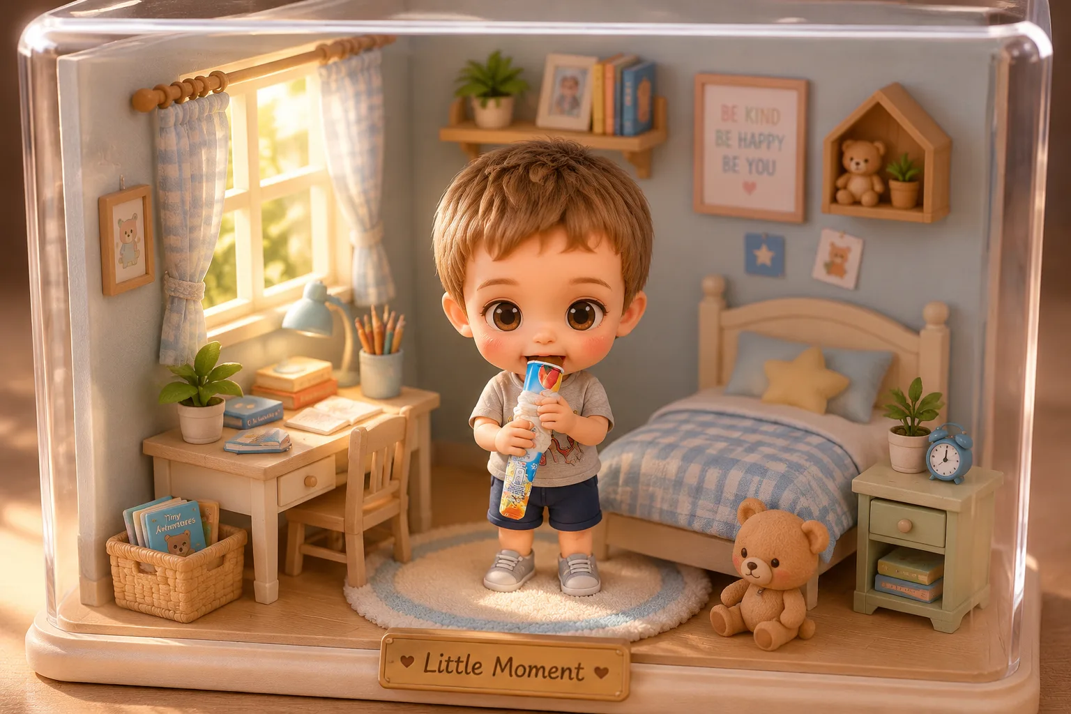 chibi_pastel_bedroom_diorama creation
