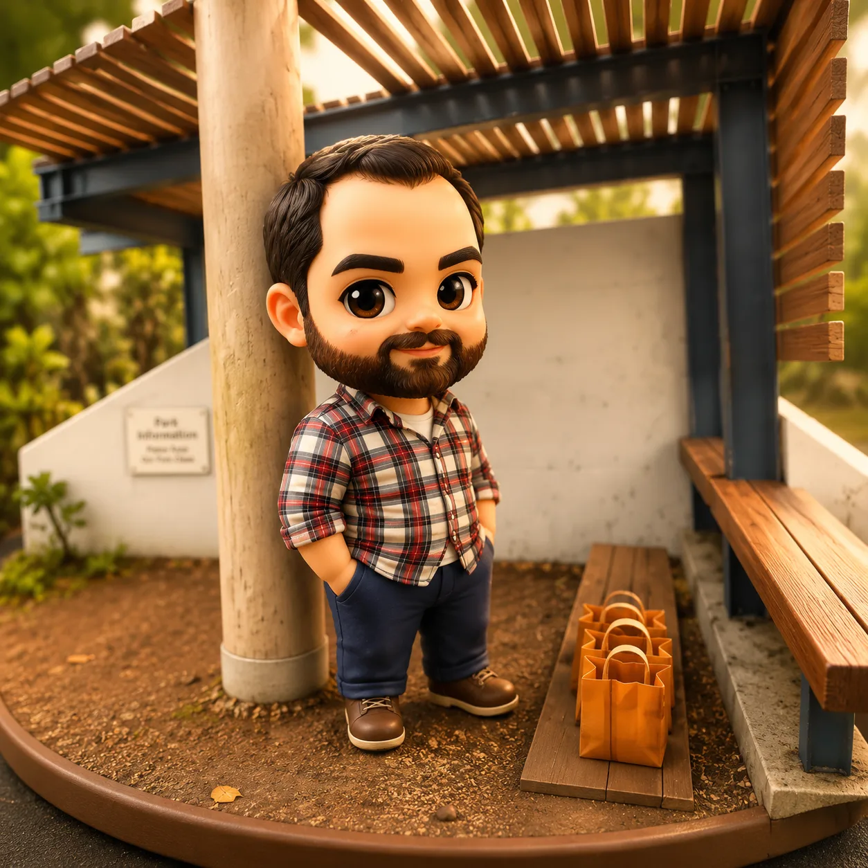 Image to Image Generator · Chibi · Chibi 3D Miniature Diorama