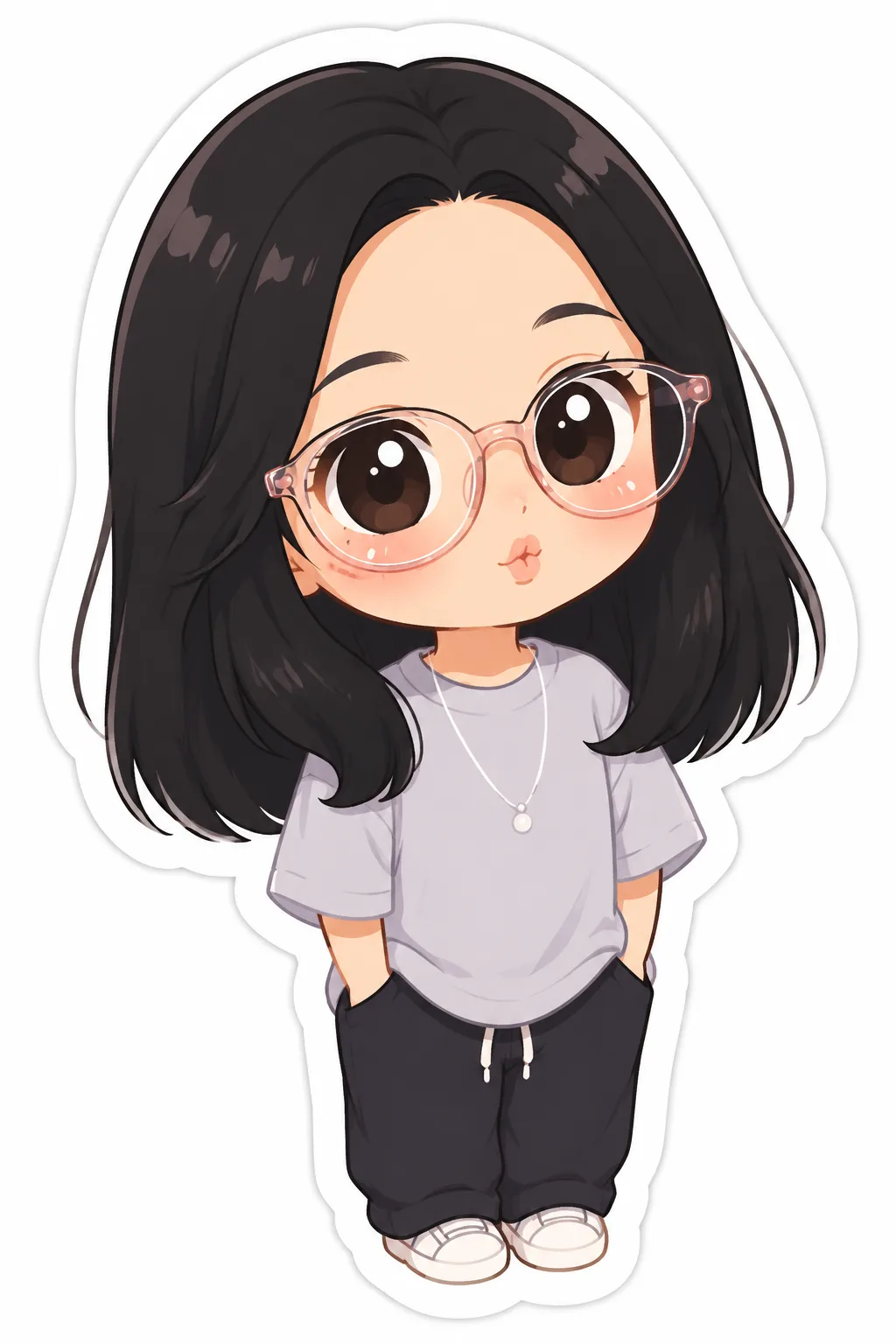 Image to Image Generator · Chibi · Chibi Handdrawn Sticker