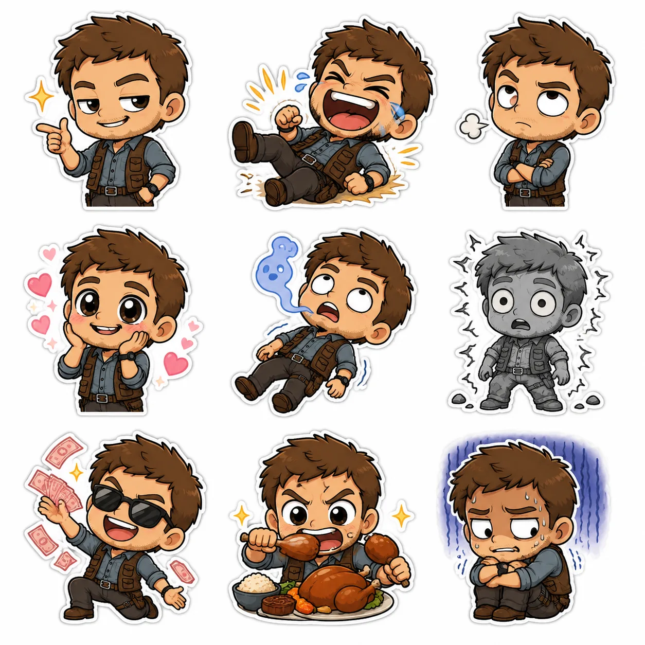 Image to Image Generator · Sticker · Emoji Collection: Set 1