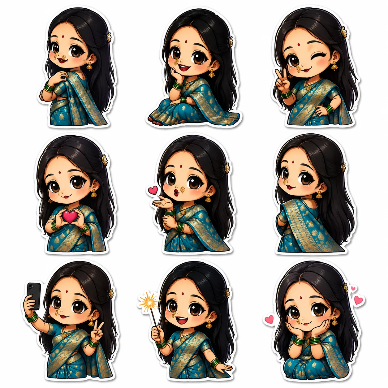 chibi avatar for Instagram created using ai chibi generator
