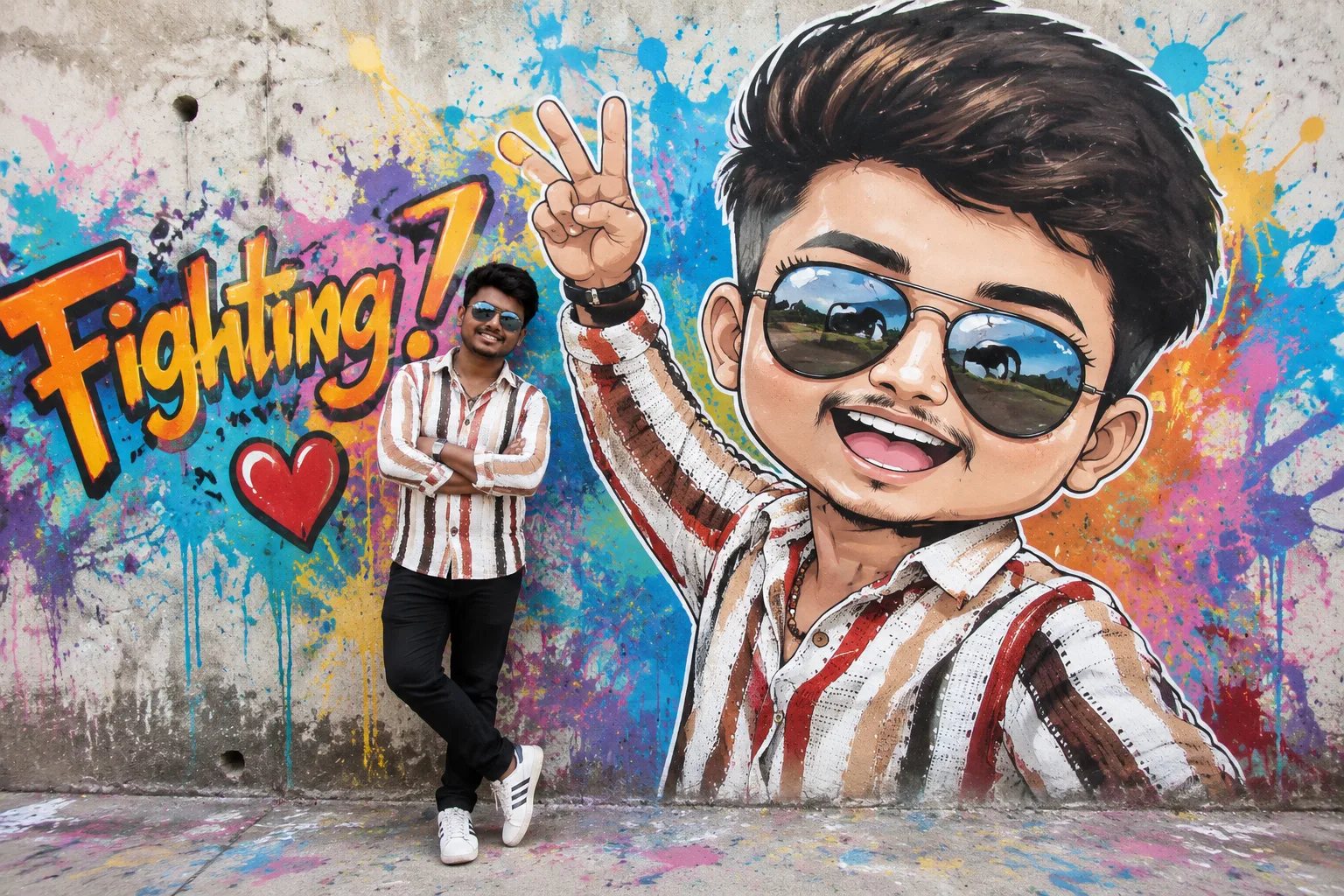 chibi_graffiti_mural creation