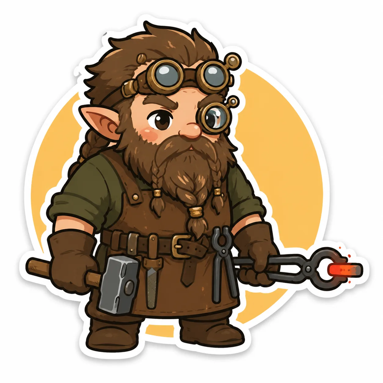 chibi_flat_sticker creation