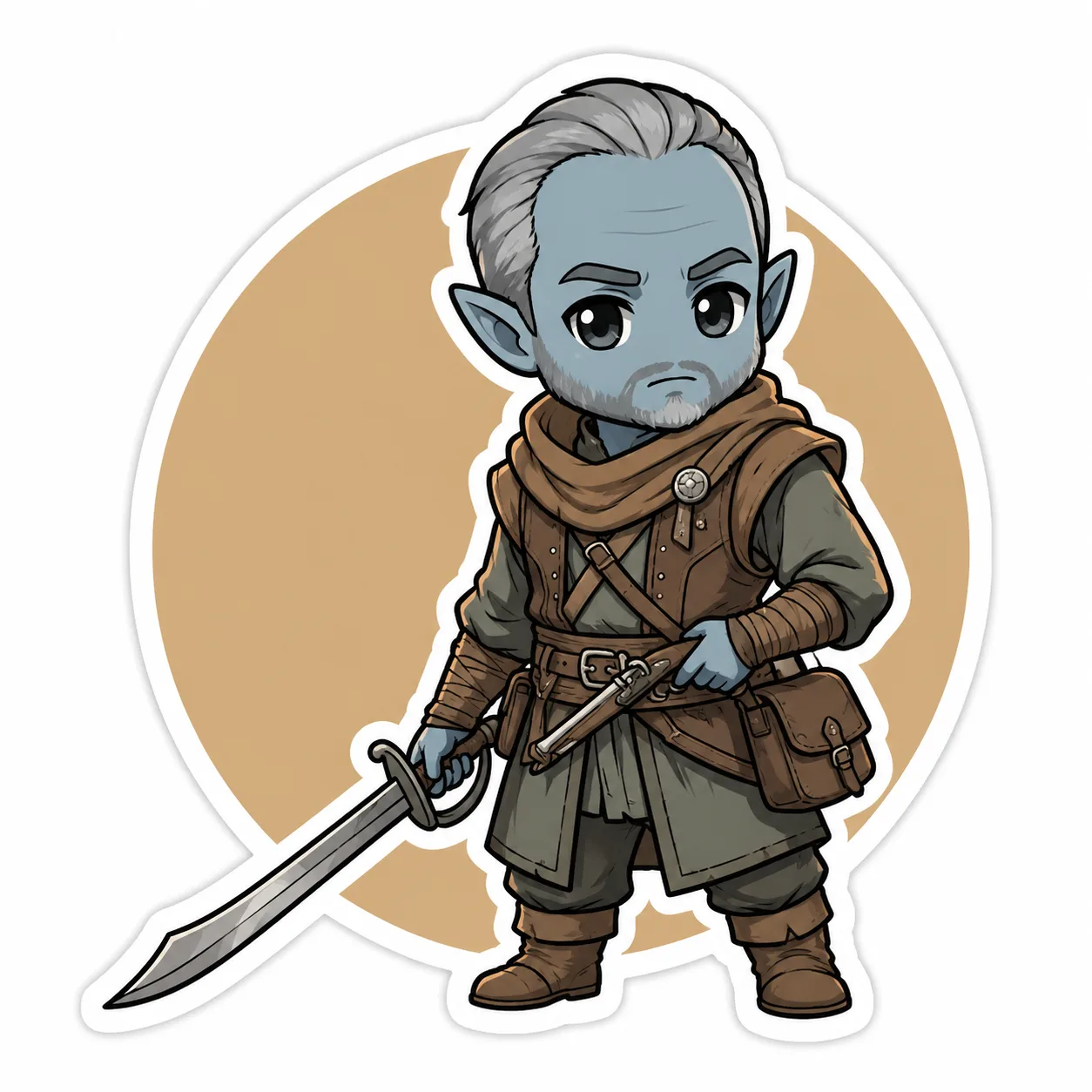 Image to Image Generator · Sticker · Chibi Flat Sticker