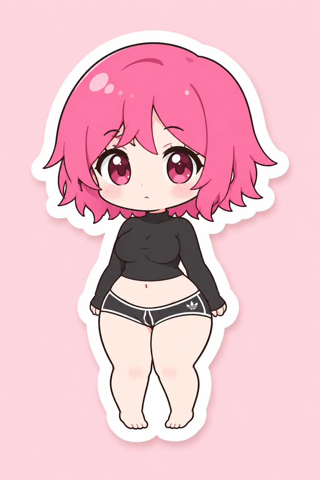 Générateur Image à Image · Chibi · Sticker Chibi Dessiné à la Main