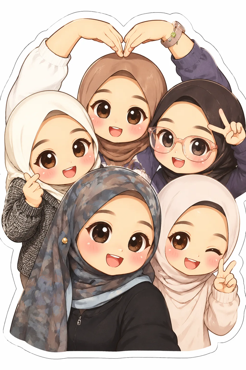 Image to Image Generator · Chibi · Chibi Handdrawn Sticker