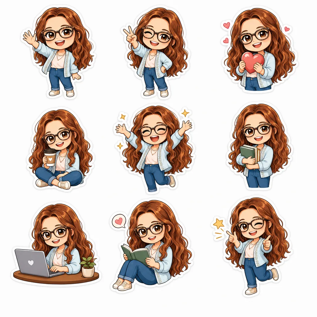 custom chibi character creation with chibi poses and chibi art style