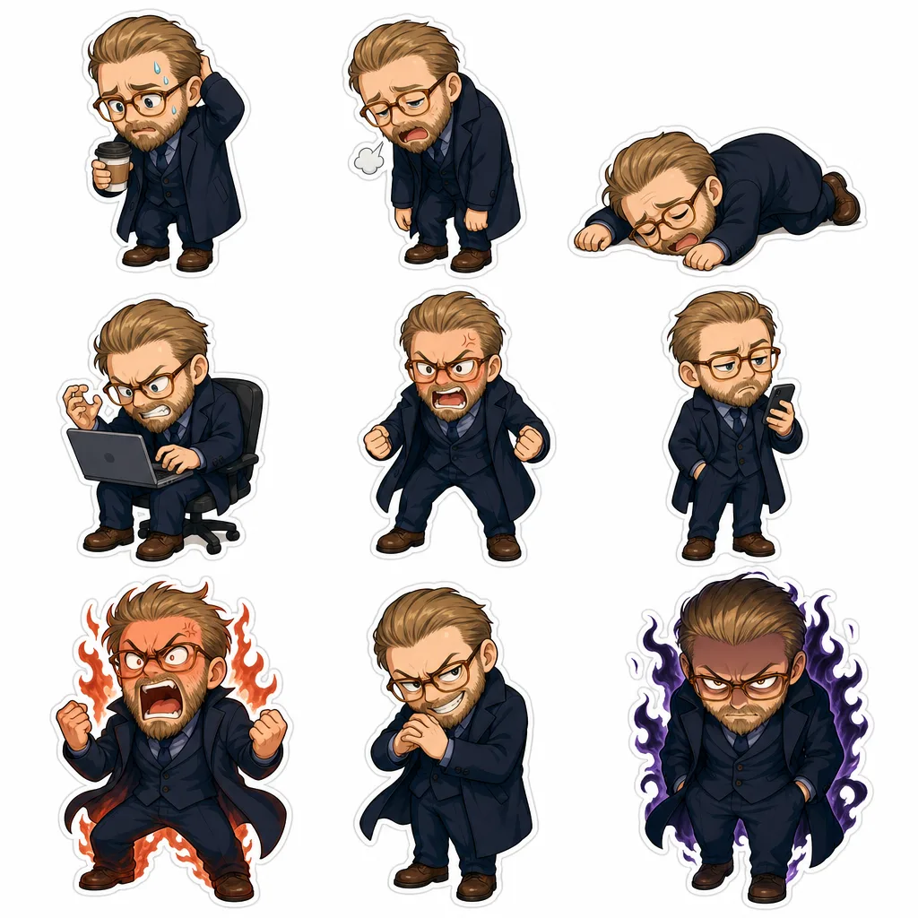 Image to Image Generator · Sticker · Emoji Collection: Set 11