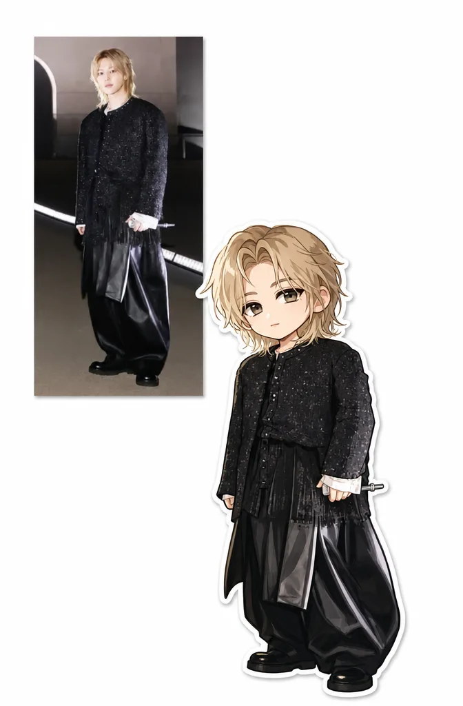 Image to Image Generator · Chibi · Real Person + Chibi Sticker