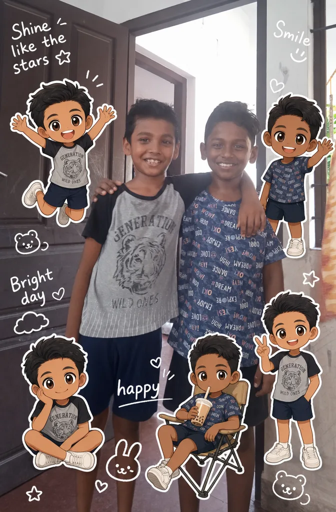 Image to Image Generator · Sticker · Chibi Clone Photo Stickers