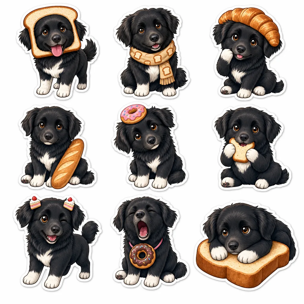 Pet Portrait Generator · Pet Sticker · Pet Sticker Bakery