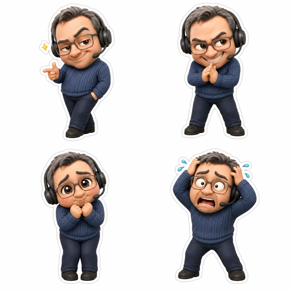 图生图生成器 · 表情包 · 3D Q版表情贴纸