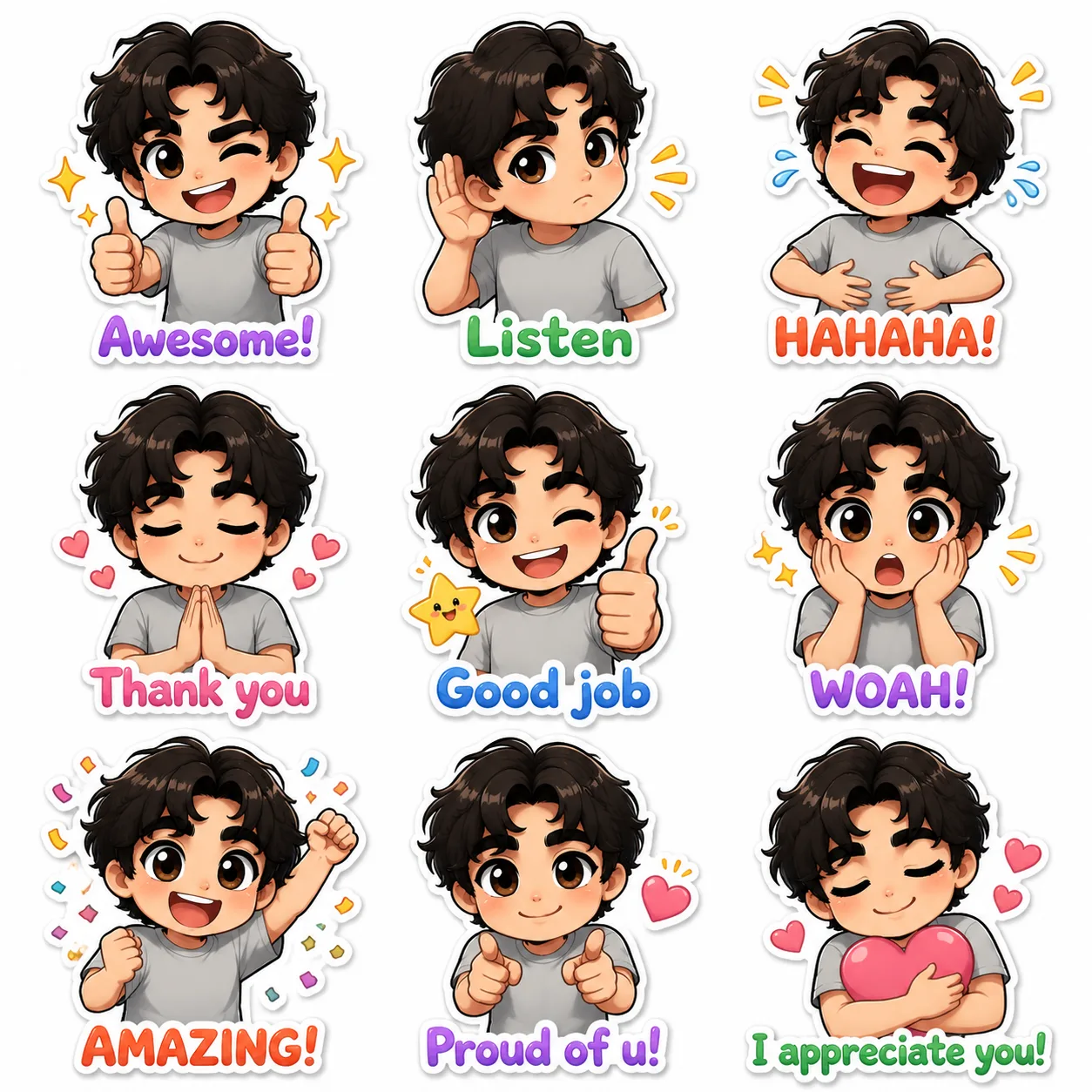 Image to Image Generator · Emoji · Emoji+Word Collection: Set 1
