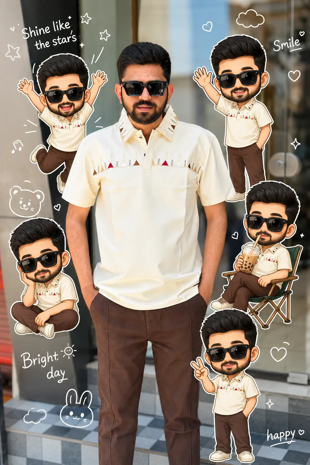 Image to Image Generator · Sticker · Chibi Clone Photo Stickers