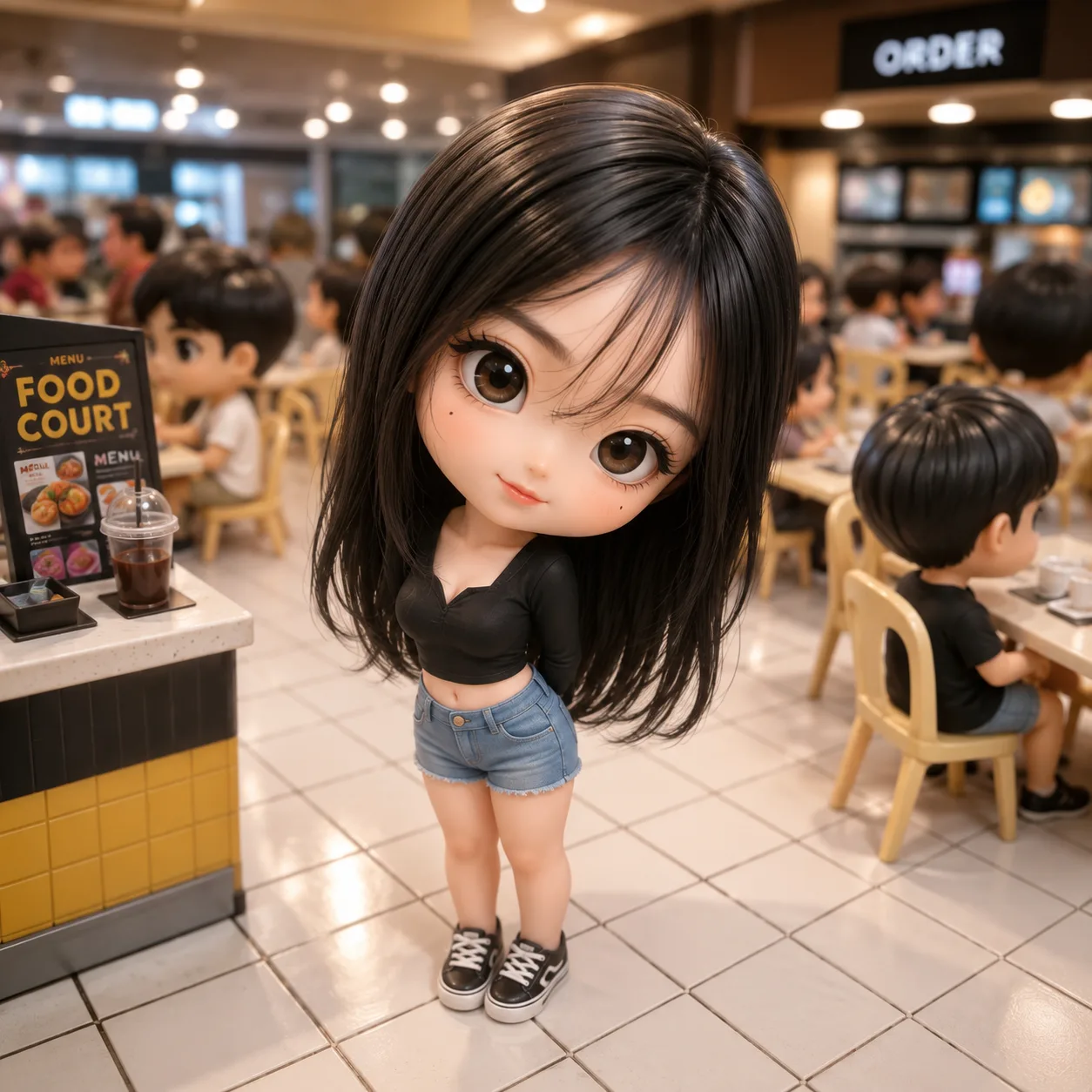 Image to Image Generator · Chibi · Chibi 3D Miniature Diorama