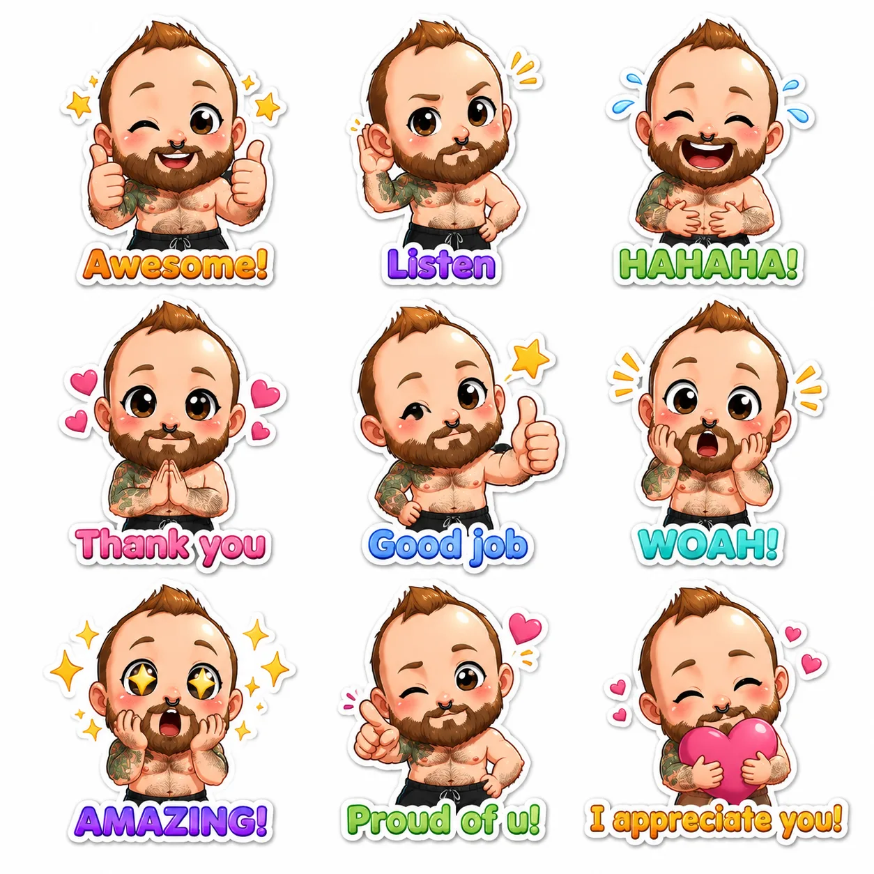 Image to Image Generator · Emoji · Emoji+Word Collection: Set 1