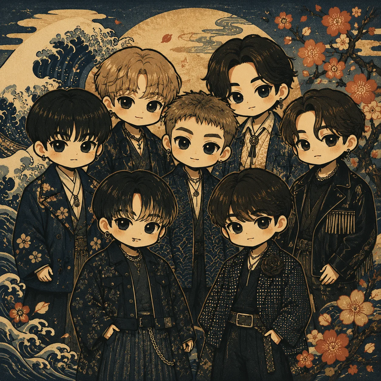 Image to Image Generator · Chibi · Japanese Ukiyo-e Style