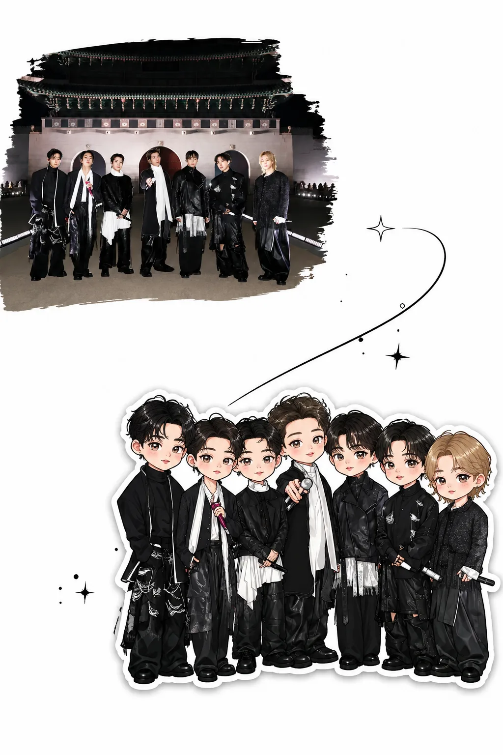 Image to Image Generator · Chibi · Real Person + Chibi Sticker