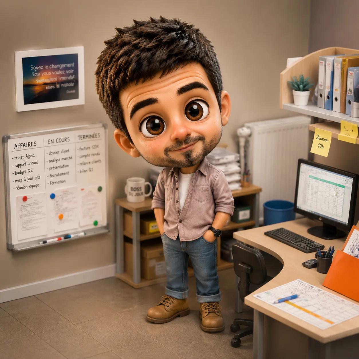 Image to Image Generator · Chibi · Chibi 3D Miniature Diorama