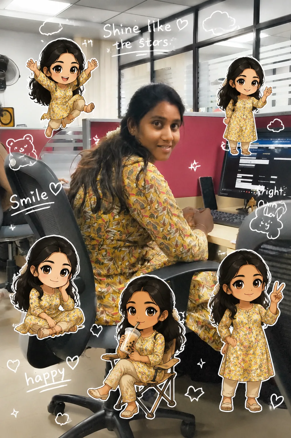 Image to Image Generator · Sticker · Chibi Clone Photo Stickers
